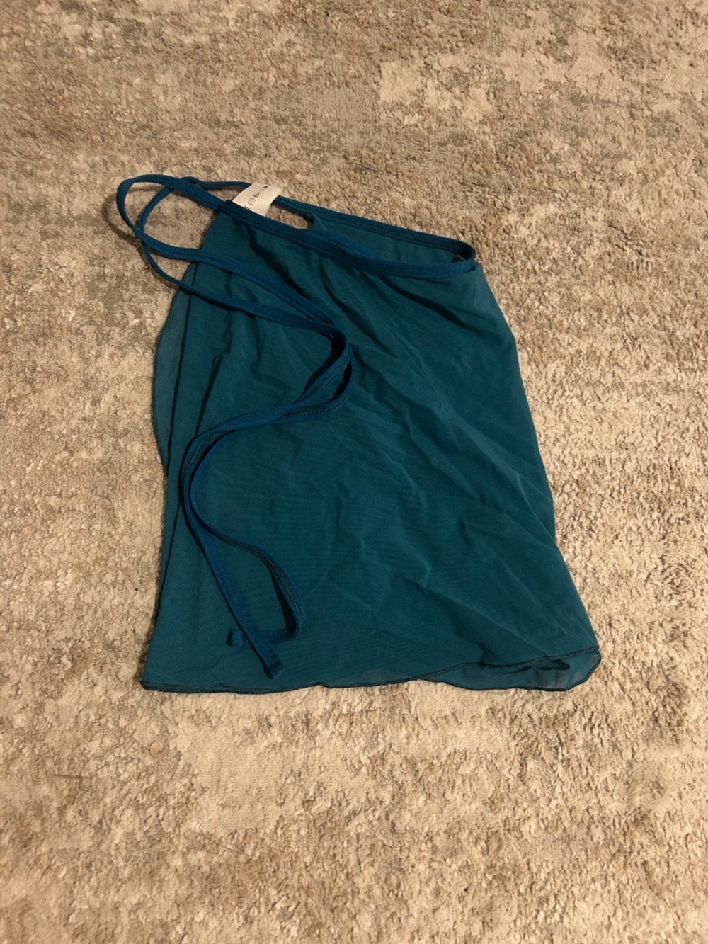 Mariia Turquoise Ballet Wrap Skirt